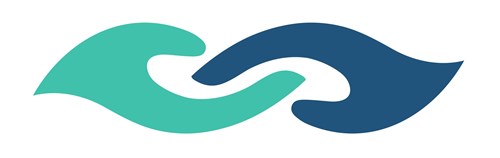 Billede af Demenssymbolet med to hænder, der holder hinanden